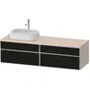Image de Duravit Zencha Meuble sous-lavabo sur console, 1600x550mm, 2 tiroirs, 2 tiroirs, 1 découpe à gauche, ZE4824, ZE4824L63830000