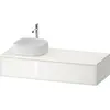 Image de Duravit Zencha Meuble sous-lavabo sur console, 1300x550mm, 1 tiroir, 1 découpe à gauche, ZE4812L64840000