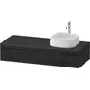 Image de Duravit Zencha Meuble sous-lavabo sur console, 1300x550mm,1 tiroir, 1 découpe à droite, ZE4812R16800000