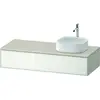 Image de Duravit Zencha Meuble sous-lavabo sur console, 1300x550mm,1 tiroir, 1 découpe à droite, ZE4812R64830000