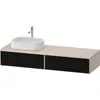 Image de Duravit Zencha Meuble sous-lavabo avec console, 1600x550mm, 2 tiroirs, 1 découpe à gauche, ZE4814, ZE4814L63830000