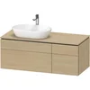 Image de Duravit L-cube Meuble Sous-lavabo En Console Suspendu, Avec Plan
