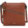 Image de Tamaris sac à bandoulière Alessia cognac, taille en cm 21 x 3 x 22
