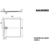 Image de Kaldewei 356000012001 Dw Superplan Zero Mod.1560-1, 1200 X