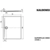Image de Kaldewei 353800012001 Dw Superplan Zero Mod.1538-1, 750 X