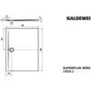 Image de Kaldewei 355200012001 Dw Superplan Zero Mod.1552-1, 800 X