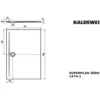 Image de Kaldewei 357400012001 Dw Superplan Zero Mod.1574-1, 750 X