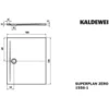 Image de Kaldewei 355600012001 Dw Superplan Zero Mod.1556-1, 1000 X