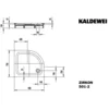 Image de Kaldewei 455548041001 Dw Zirkon Avec Support De Baignoire Mod.501-2