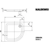 Image de Kaldewei 456400011001 Dw Zirkon Mod.510-1, 1000 X 1000,