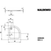 Image de Kaldewei 456600011001 Dw Zirkon Mod.601-1, 800 X 900