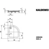 Image de Kaldewei 457048041001 Dw Zircon Avec Support De Baignoire Mod.605-2