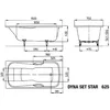 Image de Kaldewei 226700011001 Bw Dyna Set Star Mod.625, 1500 X 750