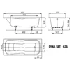 Image de Kaldewei 226800011001 Bw Dyna Set Mod.626, 1600 X 700,