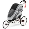 Image de Siège CYBEX ZENO, remorque de vélo, couleur beige. Médaille sportive CYBEX, couleur gris