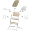 Image de Ensemble chaise haute Cybex Lemo 4 en 1, couleur Sand White