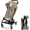 Image de Poussette ultra-compacte CYBEX Agis   5 à 22 kg (6 mois à 4 ans)   Poussette légère (6,3 kg)   Compatible avec les voyages en avion   Beige amande