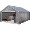 Image de TOOLPORT Tente de stockage 4x6 m abri bâche PVC 350 N imperméable gris