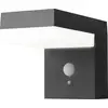 Image de Sygonix SY-4715526 Applique murale solaire d'extérieur avec détecteur de mouvement SMD LED 6 W noir