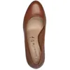 Image de Escarpins Tamaris pour femme, en cuir, à talon compensé, semelle intérieure souple TOUCHit, modèle 1-22410-41, pointure : 42 EU, couleur : marron