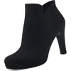 Image de Tamaris - Bottines noires pour femmes, style décontracté