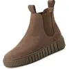 Image de Tamaris Damen Leder Chelsea Boots Braun