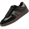 Image de Tamaris Damen Leder Sneaker Schwarz