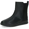Image de Bottines pour femmes Caprice Comfort, en cuir, largeur H, couleur noire (Black Comb)