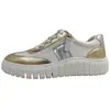 Image de Tamaris Comfort : chaussures de ville pour femmes, lacets, couleur blanche, style décontracté