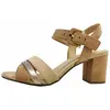 Image de Sandales d'été pour femmes Marco Tozzi, couleur beige, style décontracté