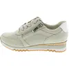 Image de Chaussures de sport pour femmes Marco Tozzi, lacets, style sportif, chaussures à lacets, couleur verte, pour le quotidien