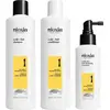 Image de NIOXIN System Kit 1 - Soins du cuir chevelu - Cheveux naturels légèrement affaiblis - Shampooing, après-shampooing & soin (300+300+150ml)
