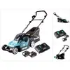 Image de Makita - Dlm 382 Pg2 Batterie Tondeuse 36 V ( 2x 18 V ) 38 Cm 40 L + 2x Batterie 6,0 Ah + Double Chargeur