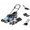 Image de Makita DLM 382 PT4 batterie tondeuse 36 V ( 2x 18 V ) 38 cm 40 l + 4x batterie 5,0 Ah + double chargeur