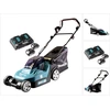 Image de Makita DLM 382 PF2 batterie tondeuse 36 V ( 2x 18 V ) 38 cm 40 l + 2x batterie 3,0 Ah + double chargeur