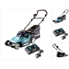 Image de Makita DLM 432 PM2 Tondeuse à gazon sans fil 36 V (2x 18 V) 43 cm brushless + 2x Batteries 4.0 Ah + Chargeur double