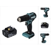 Image de Makita DHP 483 T1 Perceuse-visseuse à percussion sans fil 18 V 40 Nm Brushless + 1x Batterie 5,0 Ah - sans chargeur