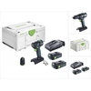 Image de Festool TXS 18-Basic Perceuse-visseuse sans fil 18 V 40 Nm Brushless + 2x batterie 3,0 Ah + chargeur + Systainer