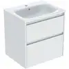 Image de Geberit Renova Plan Ensemble Lavabo Pour Meuble Bord Étroit, Avec