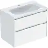 Image de Geberit Renova Plan Ensemble Lavabo Pour Meuble Bord Étroit, Avec