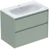 Image de Geberit Renova Plan Ensemble Lavabo Pour Meuble Bord Étroit, Avec
