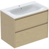Image de Geberit Renova Plan Ensemble Lavabo Pour Meuble Bord Étroit, Avec