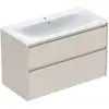 Image de Geberit Renova Plan Ensemble Lavabo Pour Meuble Bord Étroit, Avec