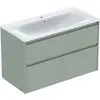 Image de Geberit Renova Plan Ensemble Lavabo Pour Meuble Bord Étroit, Avec