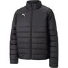 Image de Puma Teamliga, veste de survêtement rembourrée pour entraîneur, pour hommes - noire