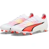 Image de Puma ULTRA ULTIMATE FG/AG Wn's Chaussures de sport en grande taille Blanc 107507-01 Chaussures pour femmes, Taille:37