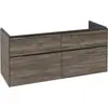Image de Villeroy & Boch Subway 3.0 armoire sous lavabo, 4 tiroirs, lavabo au centre, 1272x576x478mm, C60201RK