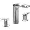 Image de V&B Mélangeur lavabo 3 trous ANTAO sortie fixe, avec vidage push-open, chromé