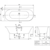 Image de Villeroy & Boch A170lof9cl00vrw Vorwand-bw Loop&friends Oval
