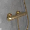 Image de V&B V&B Brausethermostat Uni. Taps& Fittings rund, Wandmontage, brushed gold